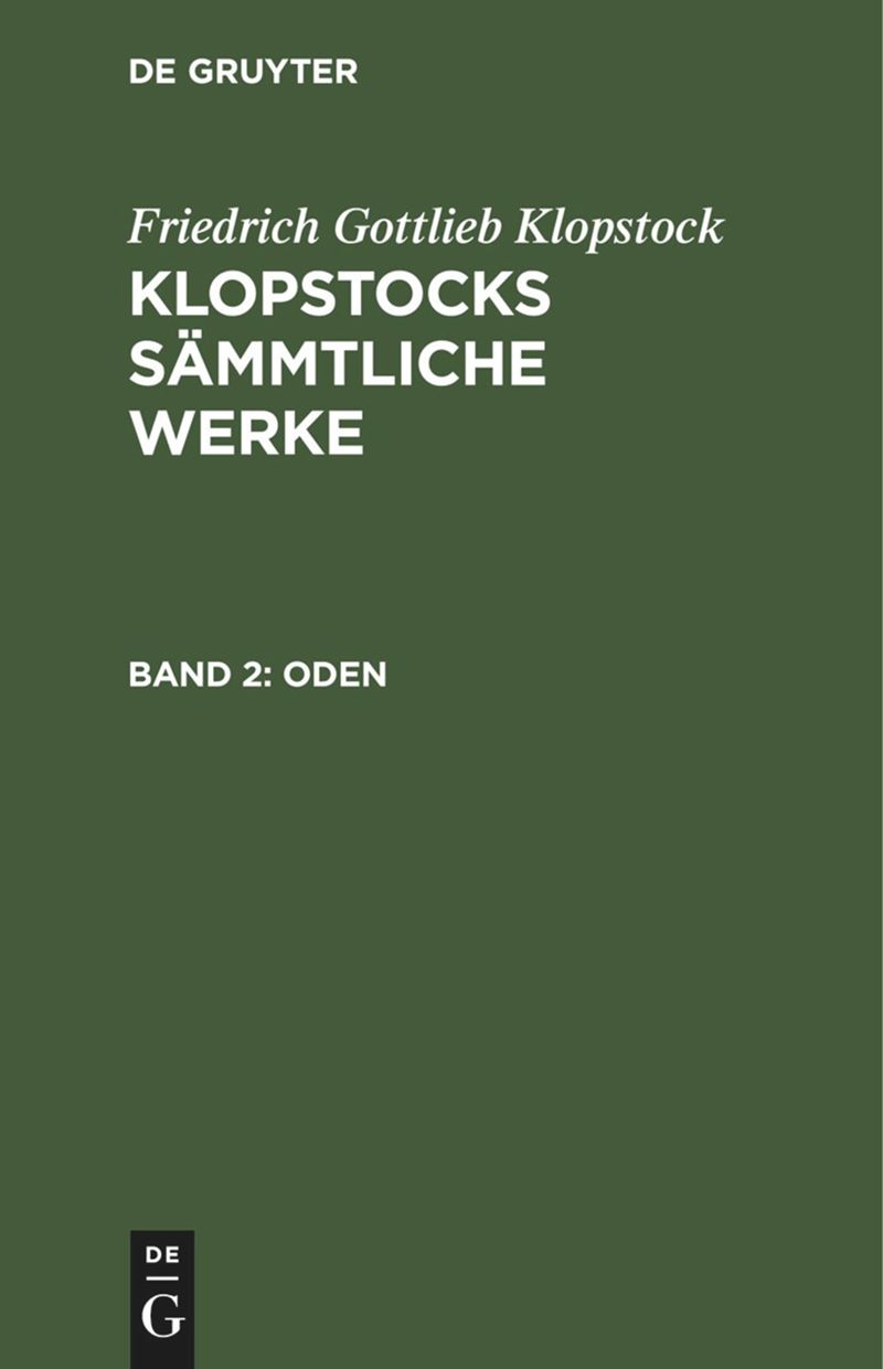 book: Band 2 Oden, Band 2