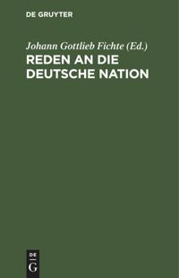 book: Reden an die deutsche Nation