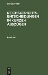 book: Band 70