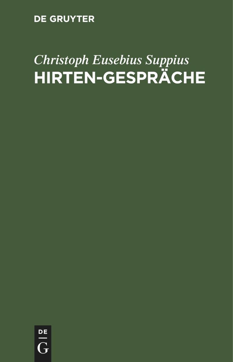 book: Hirten-Gespräche