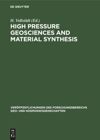 book: High Pressure Geosciences and Material Synthesis