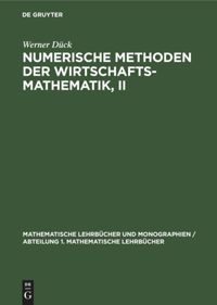 book: Numerische Methoden der Wirtschaftsmathematik, II