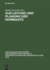 book: Zur Leitung und Planung der Kombinate