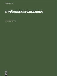 book: Band 31, Heft 2