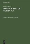 Volume 72, Number 1 July 16