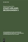 book: Stadt-Umland-Beziehungen II