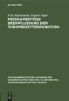 book: Medikamentöse Beeinflussung der Thrombozytenfunktion