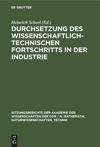 book: Durchsetzung des wissenschaftlich-technischen Fortschritts in der Industrie