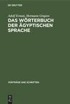 book: Das Wörterbuch der ägyptischen Sprache