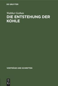 book: Die Entstehung der Kohle
