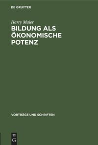 book: Bildung als ökonomische Potenz