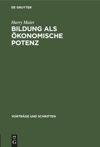 book: Bildung als ökonomische Potenz