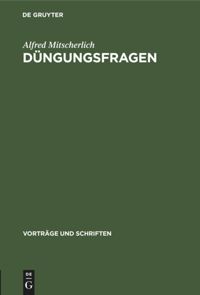 book: Düngungsfragen
