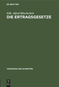 book: Die Ertragsgesetze