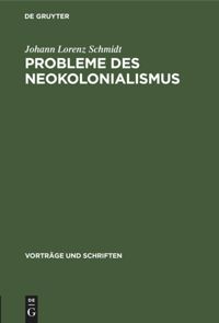 book: Probleme des Neokolonialismus