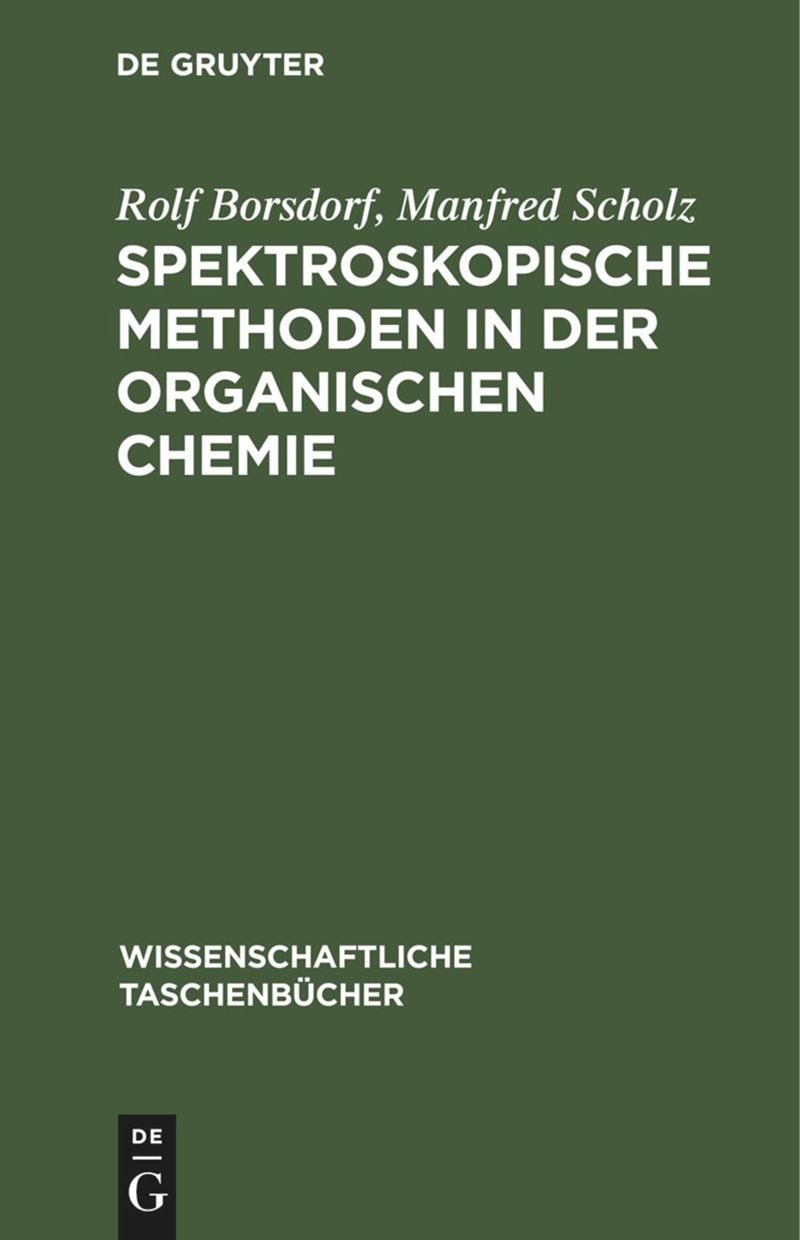 book: Spektroskopische Methoden in der organischen Chemie