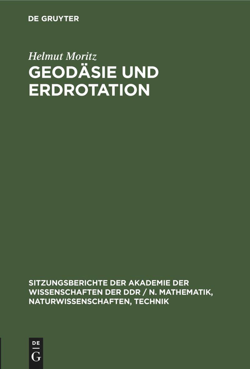 book: Geodäsie und Erdrotation