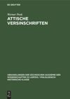 book: Attische Versinschriften