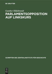 book: Parlamentsopposition auf Linkskurs