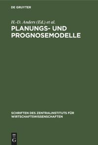 book: Planungs- und Prognosemodelle