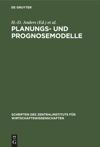 book: Planungs- und Prognosemodelle