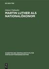 book: Martin Luther als Nationalökonom