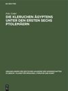 book: Die Kleruchen Ägyptens unter den ersten sechs Ptolemäern