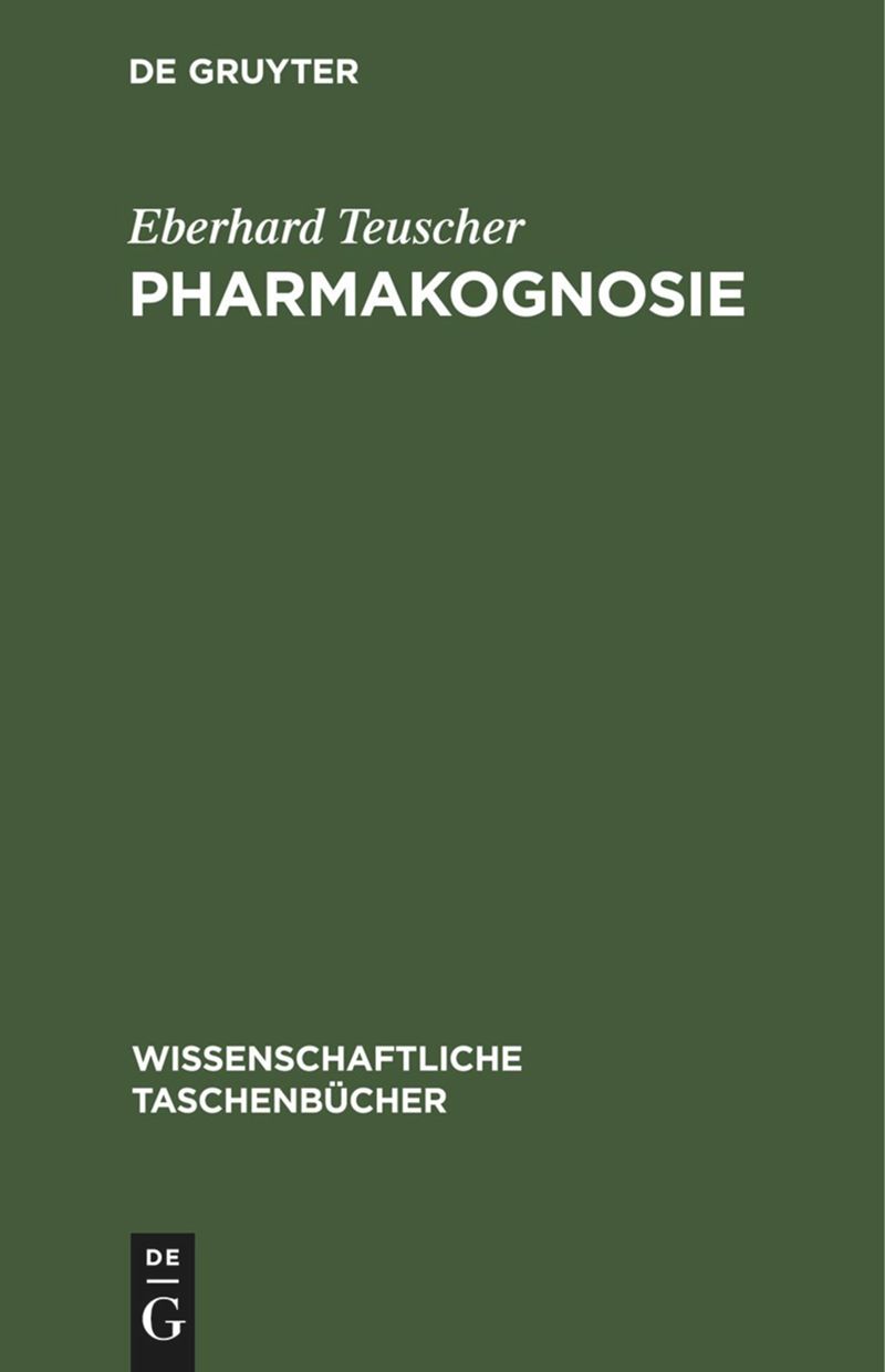 book: Pharmakognosie