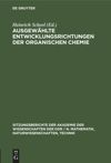book: Ausgewählte Entwicklungsrichtungen der organischen Chemie