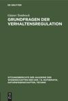 book: Grundfragen der Verhaltensregulation