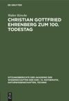 book: Christian Gottfried Ehrenberg zum 100. Todestag