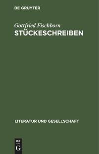 book: Stückeschreiben