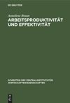 book: Arbeitsproduktivität und Effektivität
