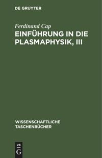 book: Einführung in die Plasmaphysik, III