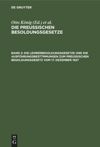 book: Band 2 Die Lehrerbesoldungsgesetze und die Ausführungsbesttmmungen zum Preußischen Besoldungsgesetz vom 17. Dezember 1927