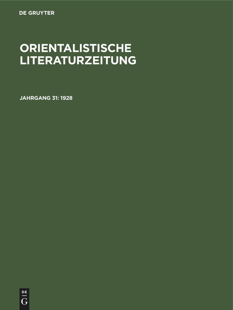 book: Jahrgang 31 1928