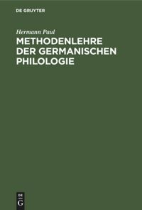book: Methodenlehre der germanischen Philologie