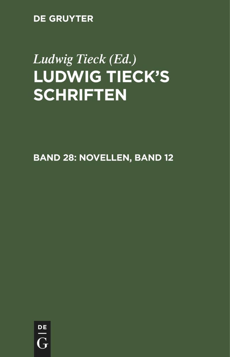 book: Band 28 Novellen, Band 12