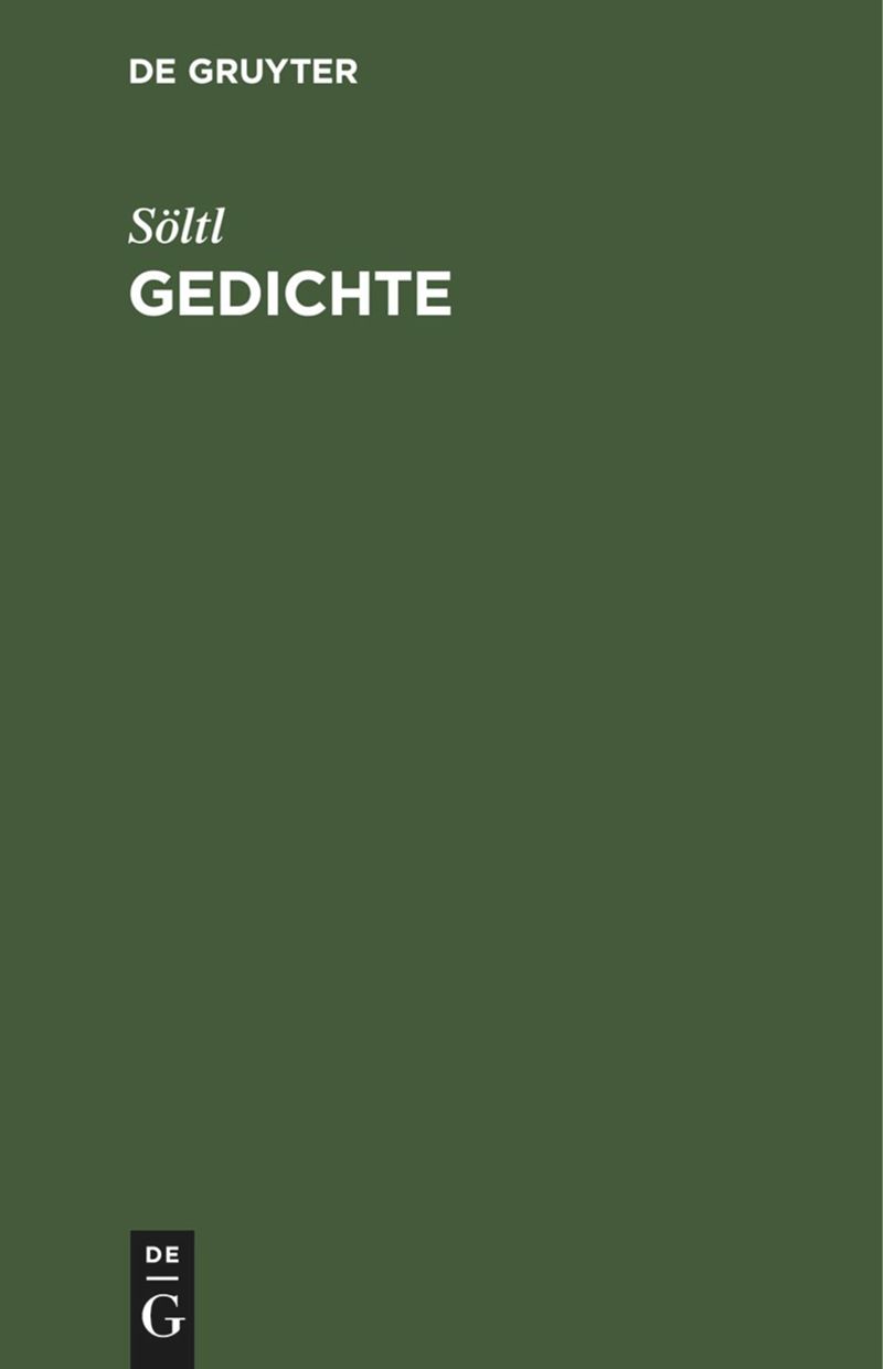 book: Gedichte