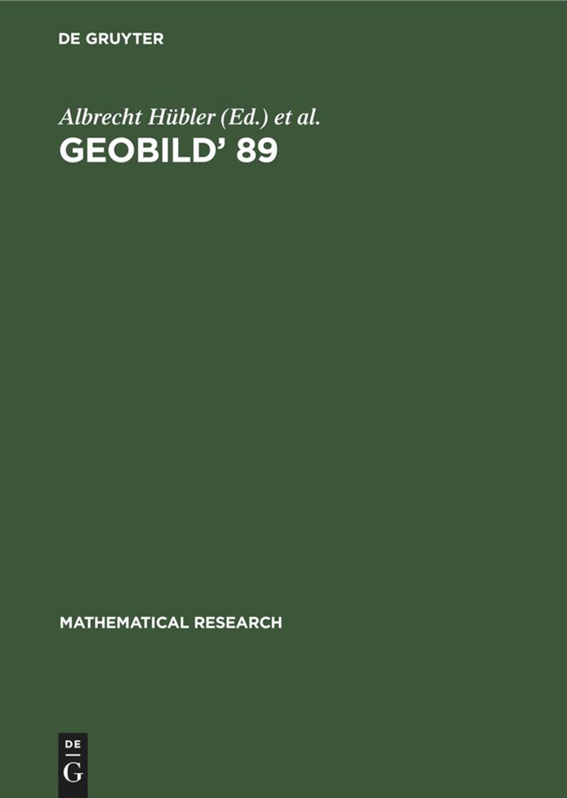 book: Geobild’ 89