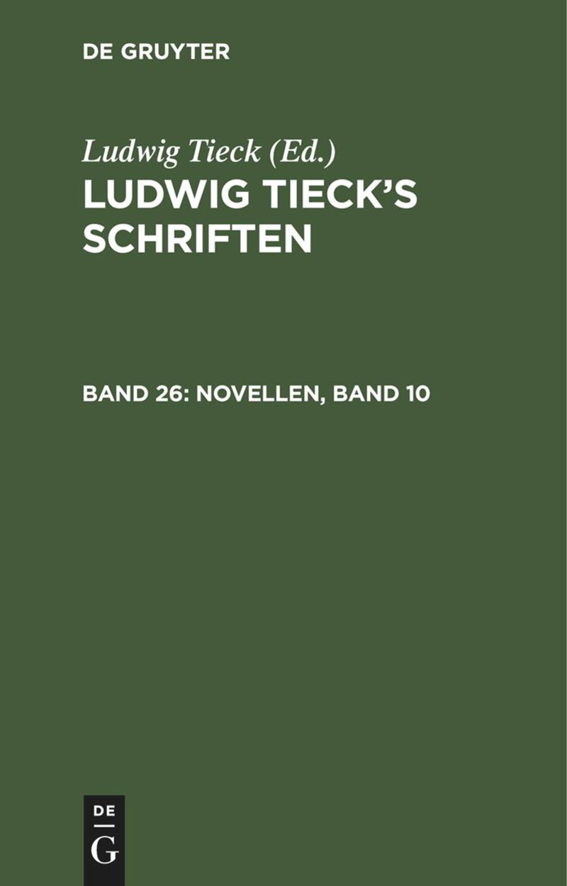 book: Band 26 Novellen, Band 10