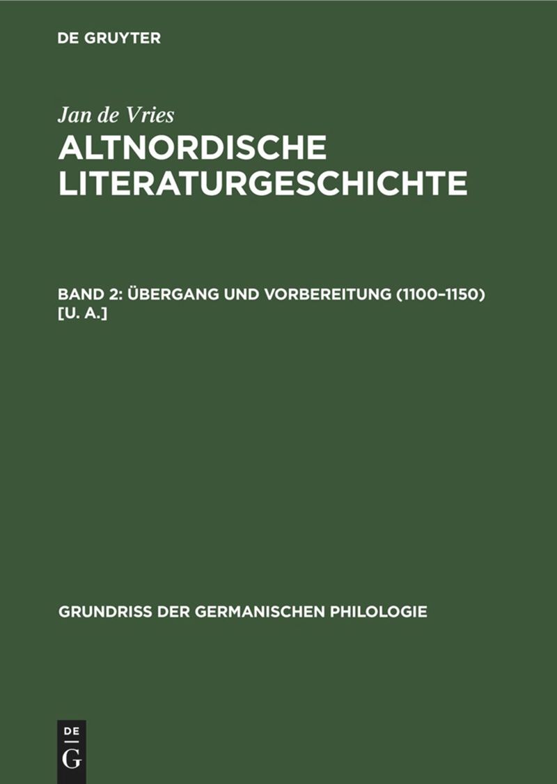 book: Band 2 Übergang und Vorbereitung (1100–1150) [u. a.]