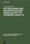 book: Mitteilungen der Geographischen Gesellschaft in Hamburg, Band 33