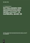 book: Mitteilungen der Geographischen Gesellschaft in Hamburg, Band 29