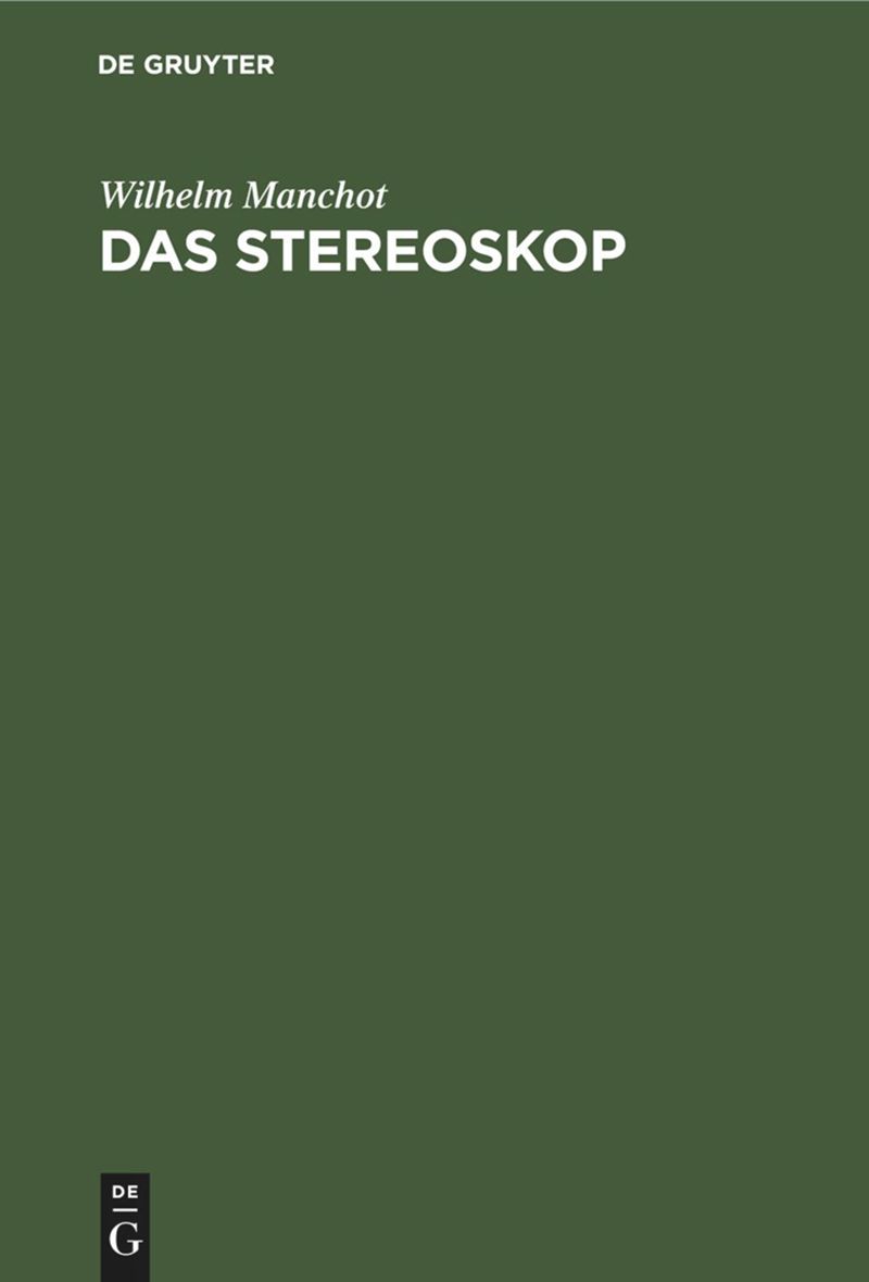 book: Das Stereoskop