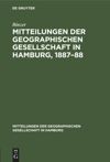 book: Mitteilungen der Geographischen Gesellschaft in Hamburg, 1887–88