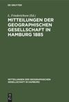 book: Mitteilungen der Geographischen Gesellschaft in Hamburg 1885