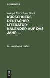 book: 28. Jahrgang 1906