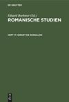 book: Heft 17 Girart de Rossillon