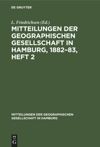 book: Mitteilungen der Geographischen Gesellschaft in Hamburg, 1882–83, Heft 2